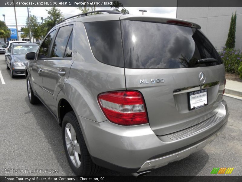 Pewter Metallic / Black 2006 Mercedes-Benz ML 500 4Matic