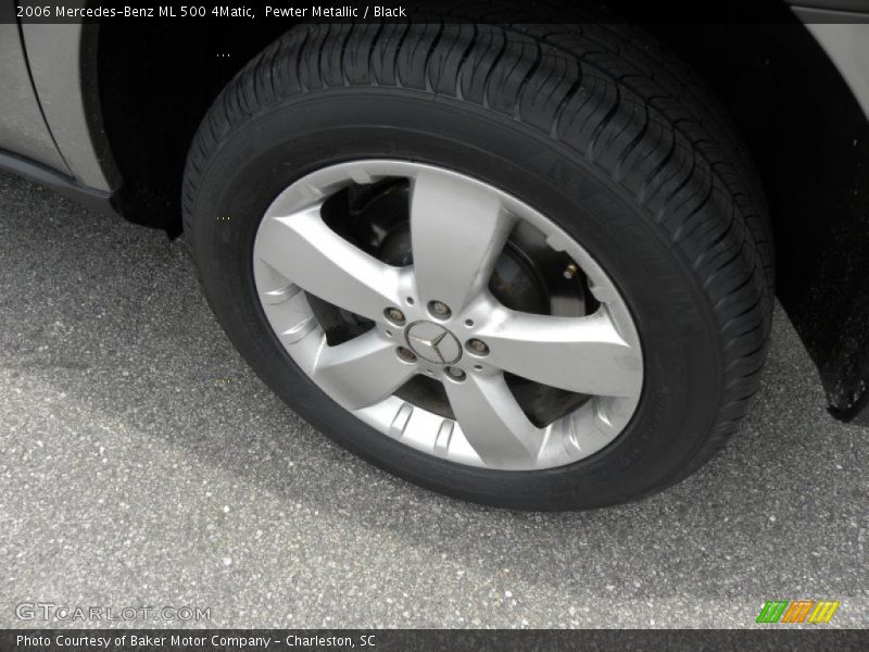 Pewter Metallic / Black 2006 Mercedes-Benz ML 500 4Matic