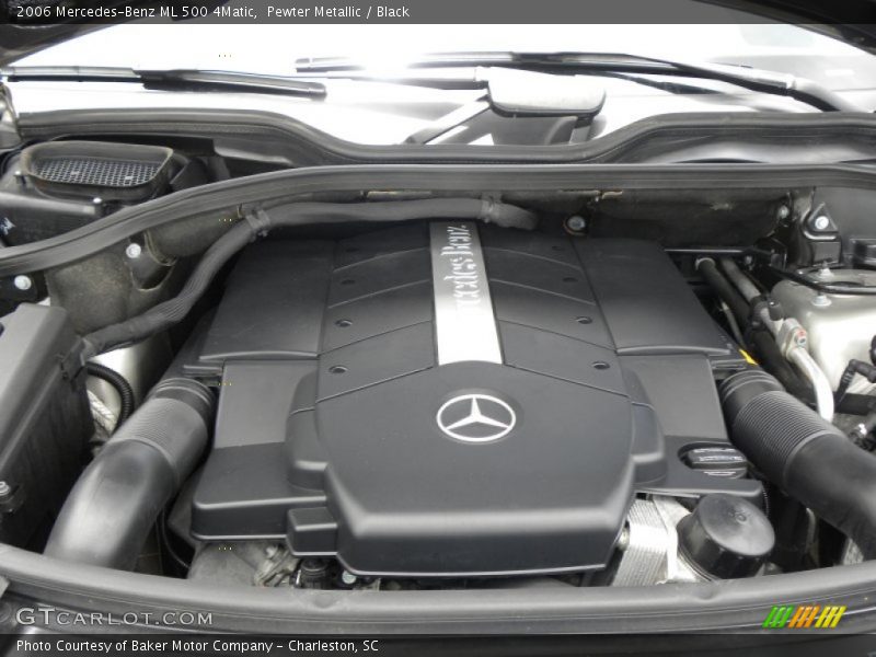 Pewter Metallic / Black 2006 Mercedes-Benz ML 500 4Matic