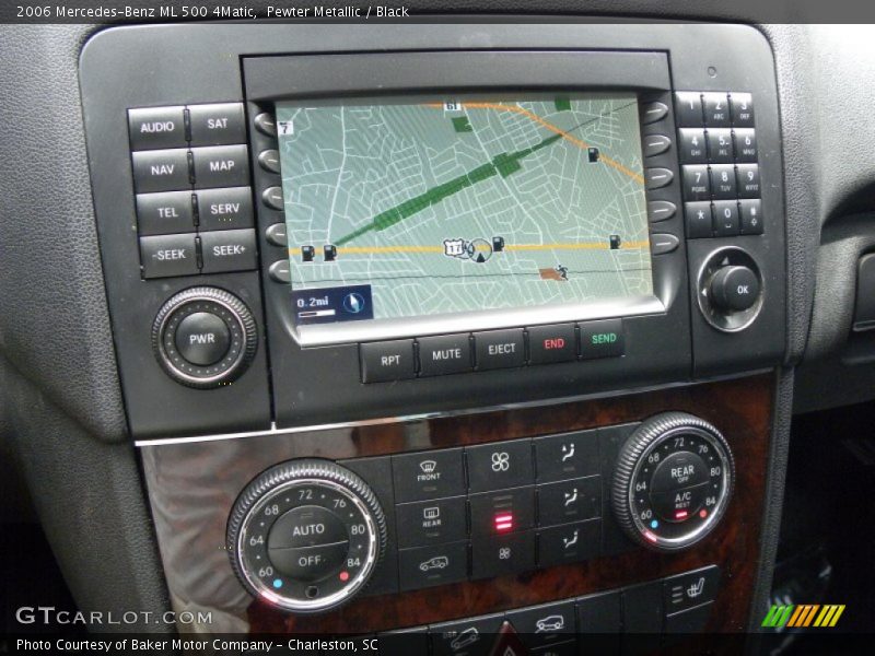 Pewter Metallic / Black 2006 Mercedes-Benz ML 500 4Matic