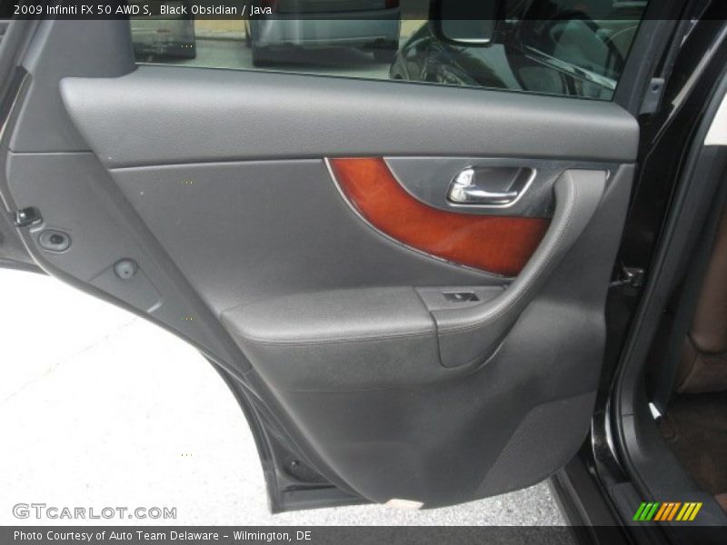 Black Obsidian / Java 2009 Infiniti FX 50 AWD S