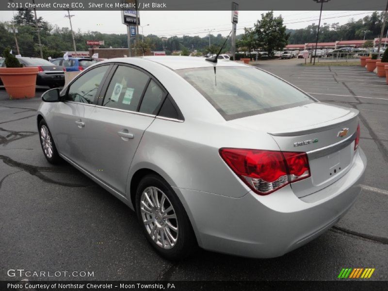 Silver Ice Metallic / Jet Black 2011 Chevrolet Cruze ECO