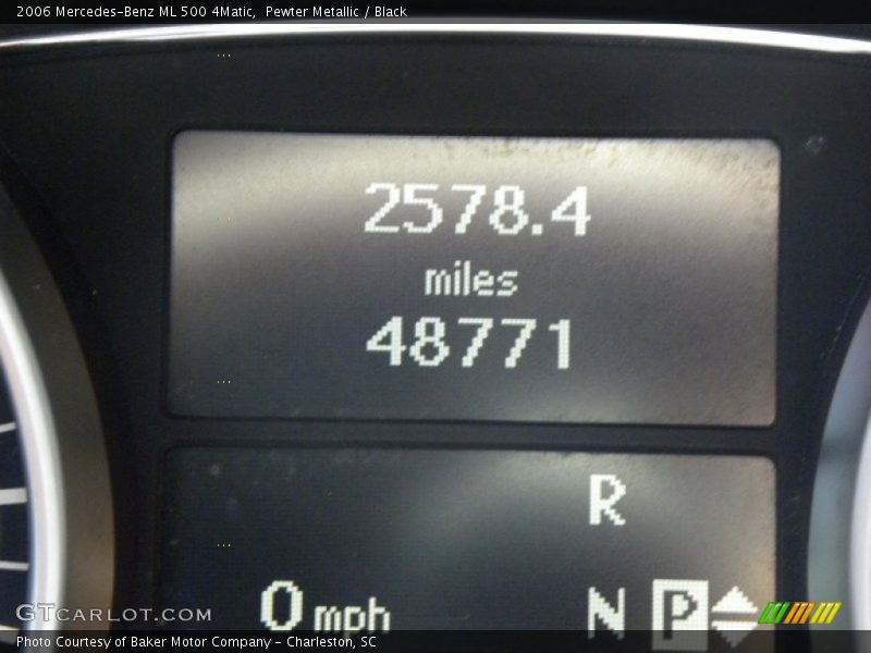Pewter Metallic / Black 2006 Mercedes-Benz ML 500 4Matic