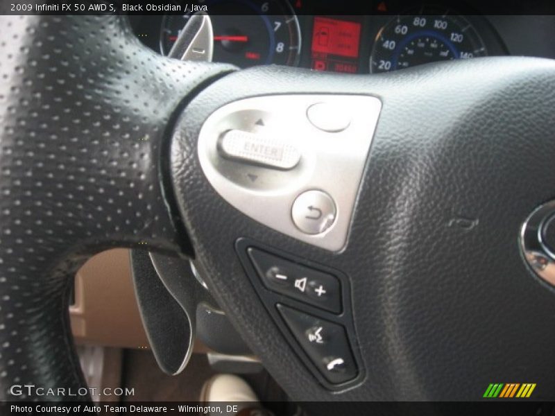 Black Obsidian / Java 2009 Infiniti FX 50 AWD S