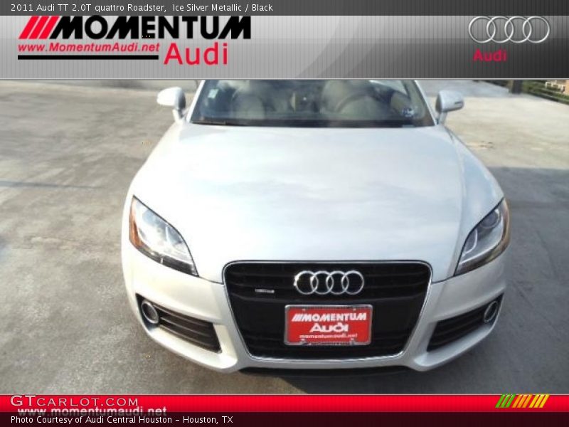 Ice Silver Metallic / Black 2011 Audi TT 2.0T quattro Roadster