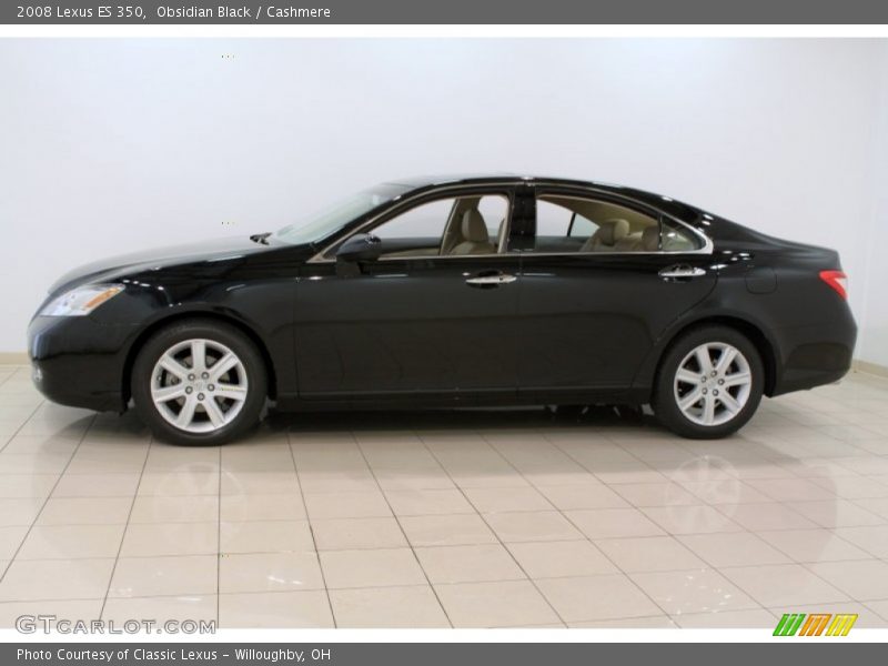 Obsidian Black / Cashmere 2008 Lexus ES 350