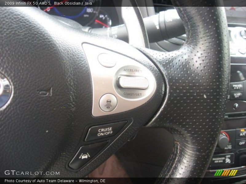 Black Obsidian / Java 2009 Infiniti FX 50 AWD S
