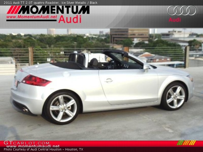 Ice Silver Metallic / Black 2011 Audi TT 2.0T quattro Roadster