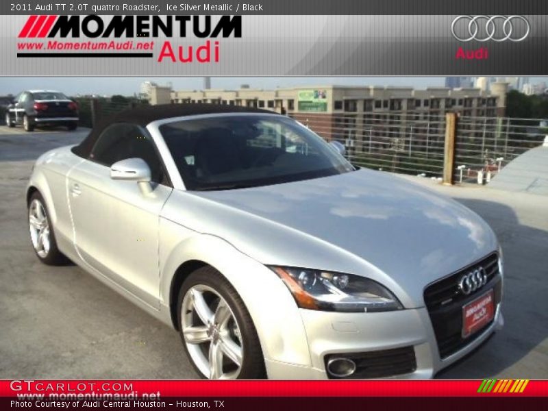 Ice Silver Metallic / Black 2011 Audi TT 2.0T quattro Roadster