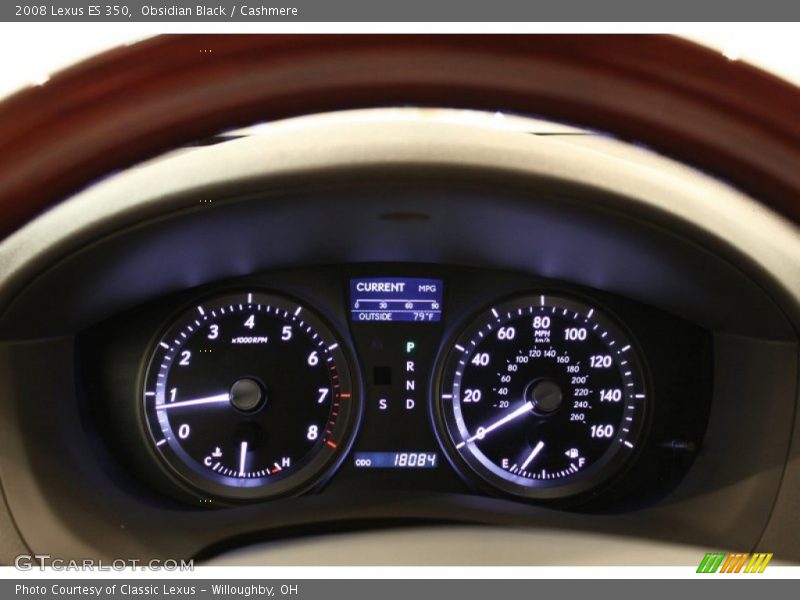 Obsidian Black / Cashmere 2008 Lexus ES 350