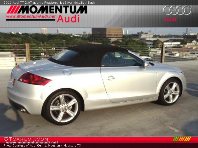 Ice Silver Metallic / Black 2011 Audi TT 2.0T quattro Roadster