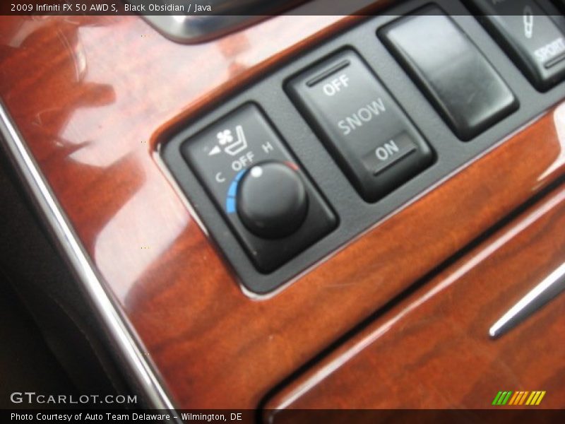 Black Obsidian / Java 2009 Infiniti FX 50 AWD S