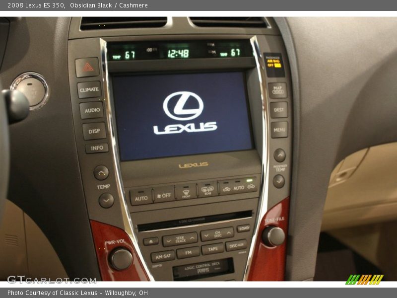 Obsidian Black / Cashmere 2008 Lexus ES 350