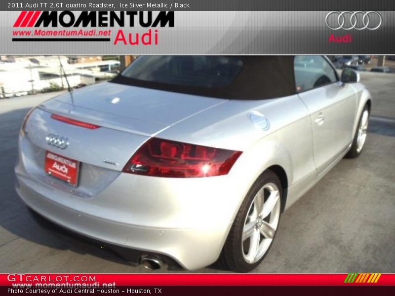 Ice Silver Metallic / Black 2011 Audi TT 2.0T quattro Roadster