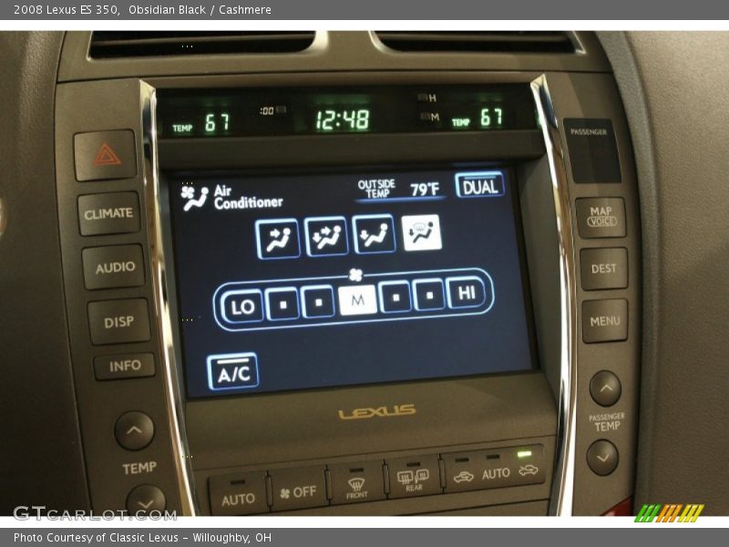 Obsidian Black / Cashmere 2008 Lexus ES 350