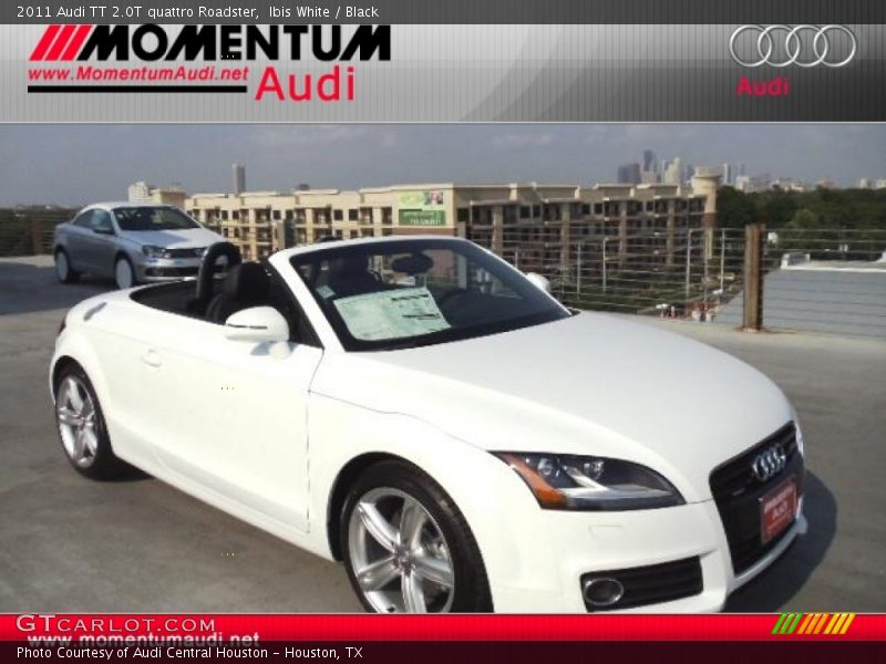 Ibis White / Black 2011 Audi TT 2.0T quattro Roadster