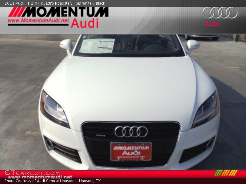 Ibis White / Black 2011 Audi TT 2.0T quattro Roadster