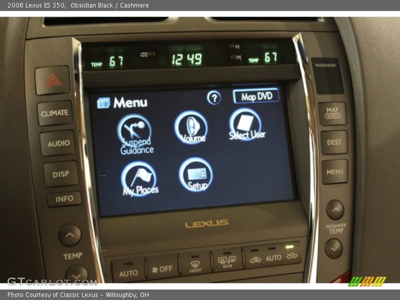 Obsidian Black / Cashmere 2008 Lexus ES 350