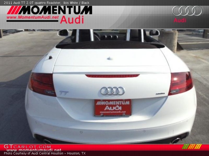 Ibis White / Black 2011 Audi TT 2.0T quattro Roadster
