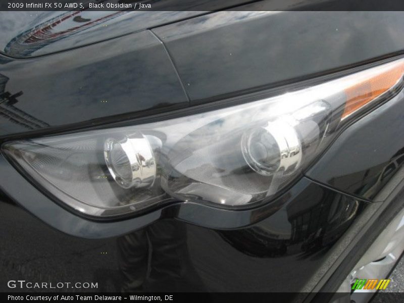 Black Obsidian / Java 2009 Infiniti FX 50 AWD S