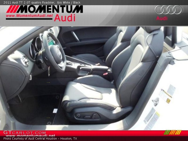 Ibis White / Black 2011 Audi TT 2.0T quattro Roadster