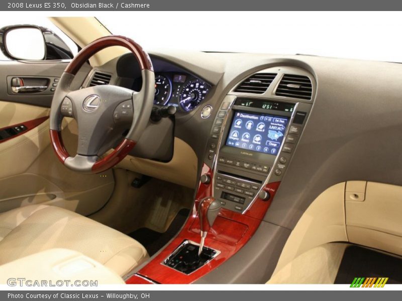 Obsidian Black / Cashmere 2008 Lexus ES 350