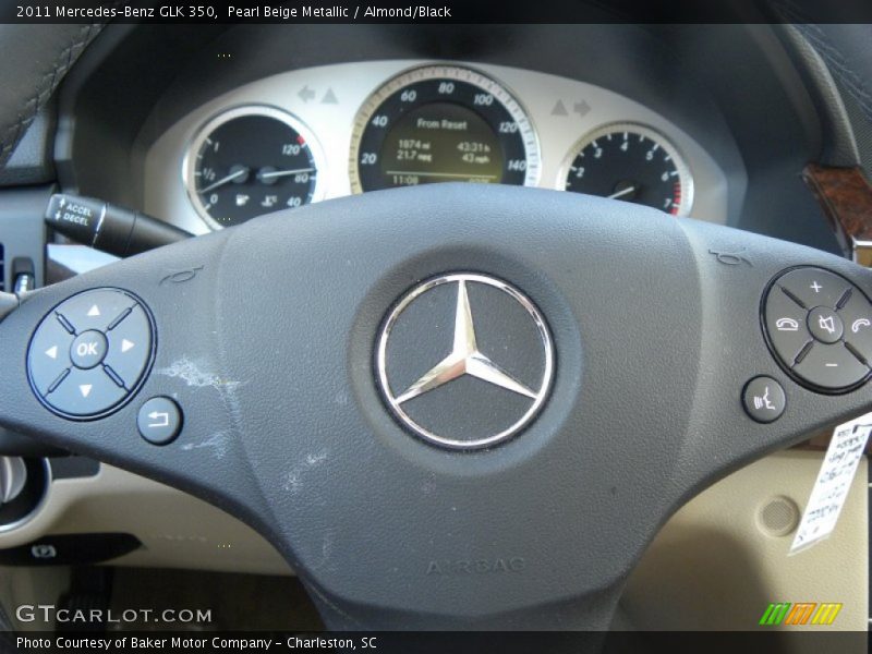 Pearl Beige Metallic / Almond/Black 2011 Mercedes-Benz GLK 350