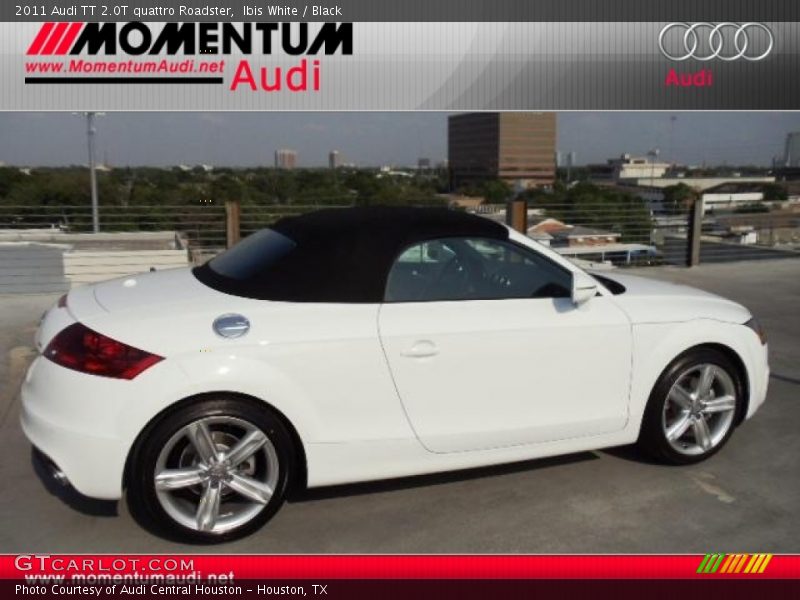 Ibis White / Black 2011 Audi TT 2.0T quattro Roadster