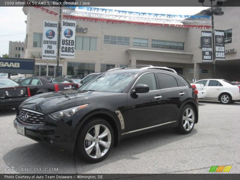 Black Obsidian / Java 2009 Infiniti FX 50 AWD S