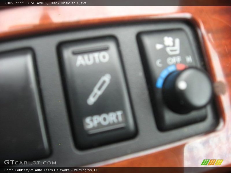 Black Obsidian / Java 2009 Infiniti FX 50 AWD S