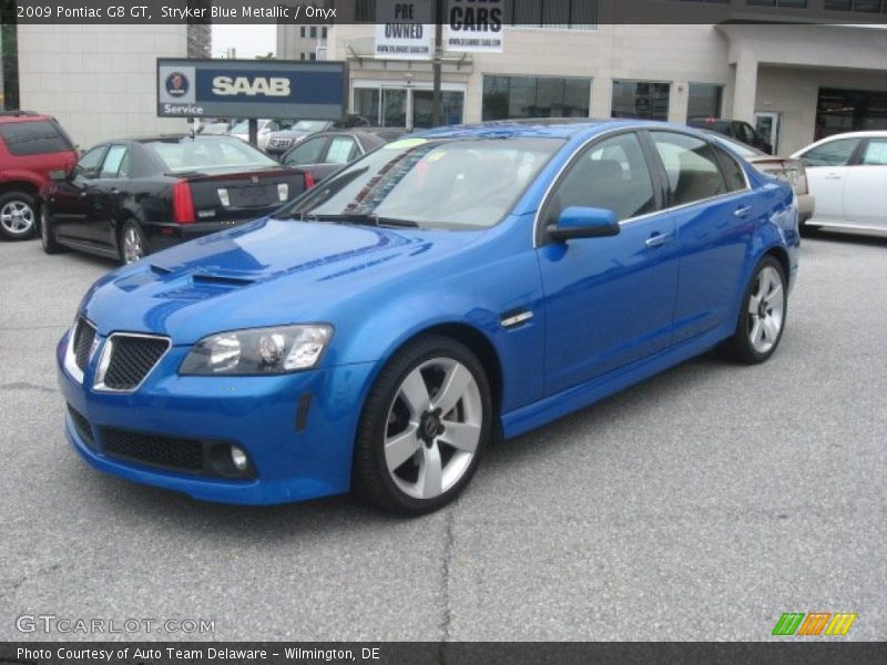 Stryker Blue Metallic / Onyx 2009 Pontiac G8 GT