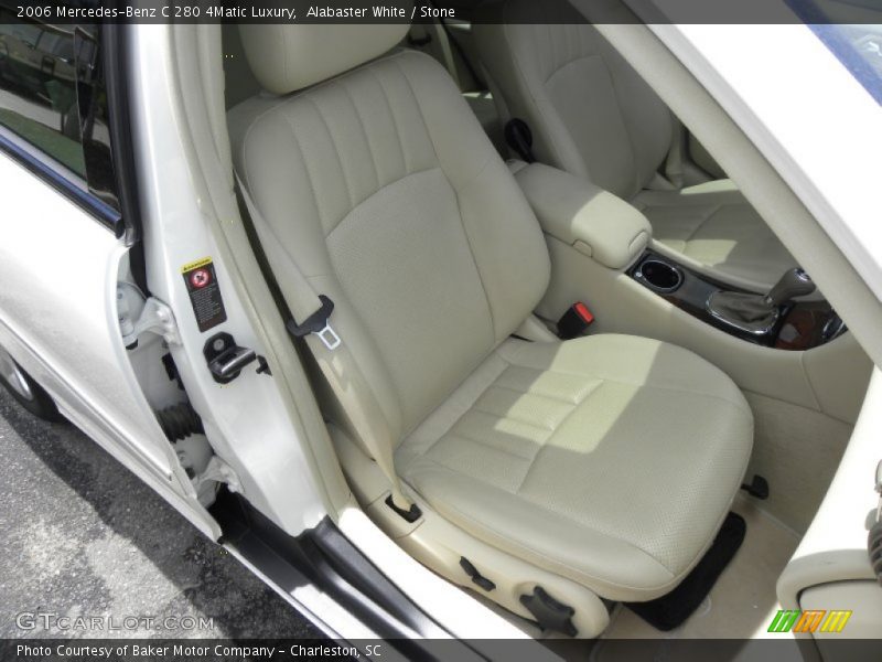 Alabaster White / Stone 2006 Mercedes-Benz C 280 4Matic Luxury