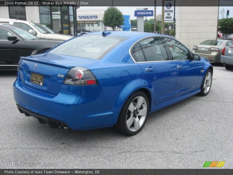 Stryker Blue Metallic / Onyx 2009 Pontiac G8 GT