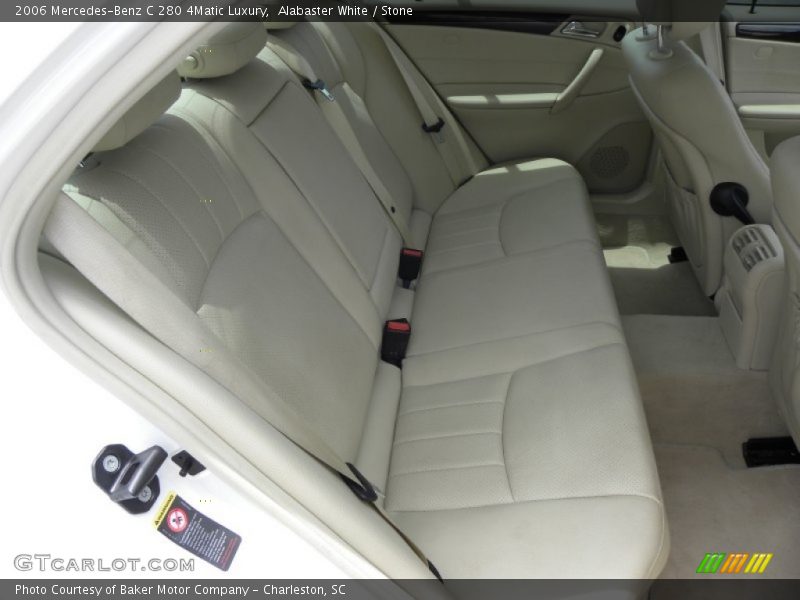 Alabaster White / Stone 2006 Mercedes-Benz C 280 4Matic Luxury