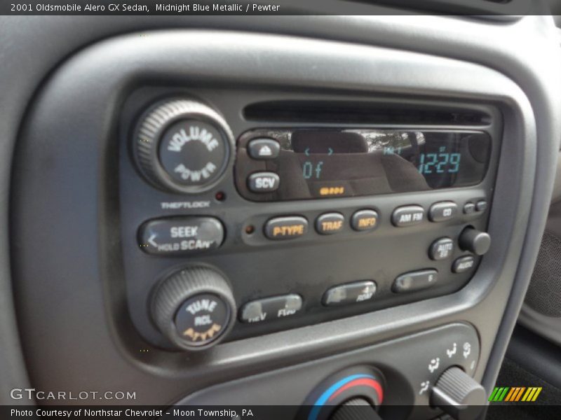 Midnight Blue Metallic / Pewter 2001 Oldsmobile Alero GX Sedan