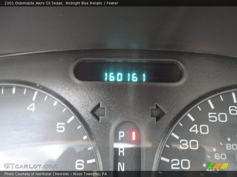 Midnight Blue Metallic / Pewter 2001 Oldsmobile Alero GX Sedan