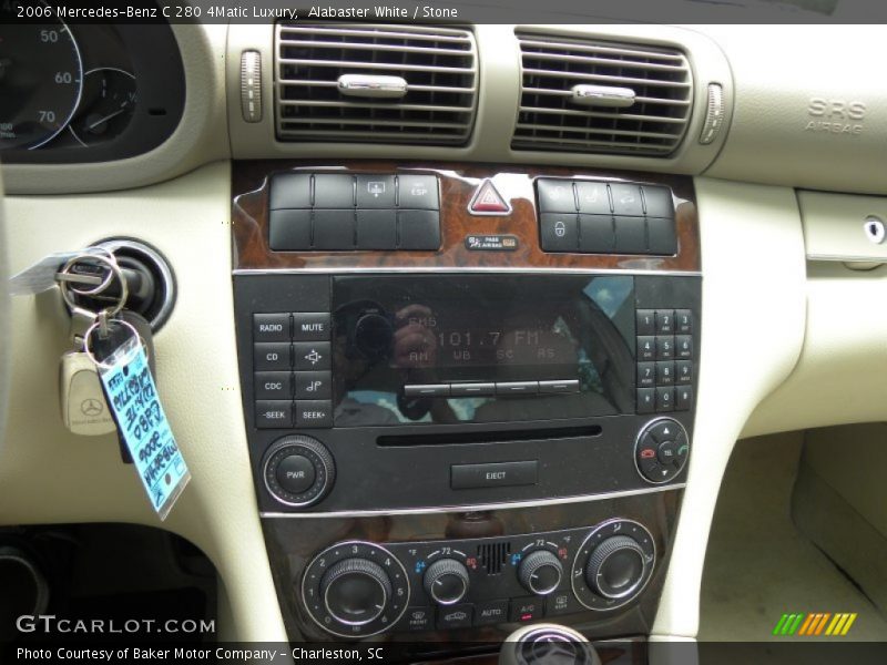 Alabaster White / Stone 2006 Mercedes-Benz C 280 4Matic Luxury