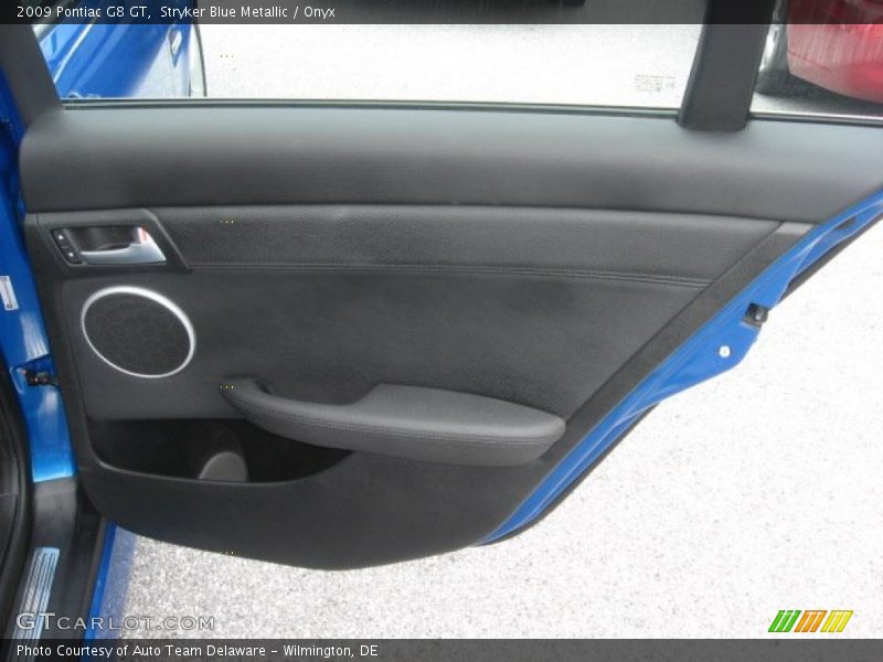 Stryker Blue Metallic / Onyx 2009 Pontiac G8 GT