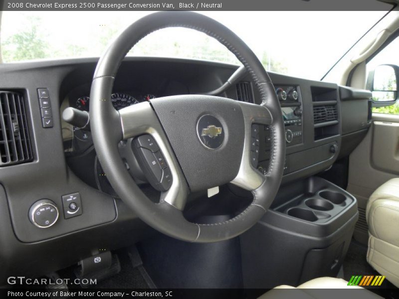 Black / Neutral 2008 Chevrolet Express 2500 Passenger Conversion Van