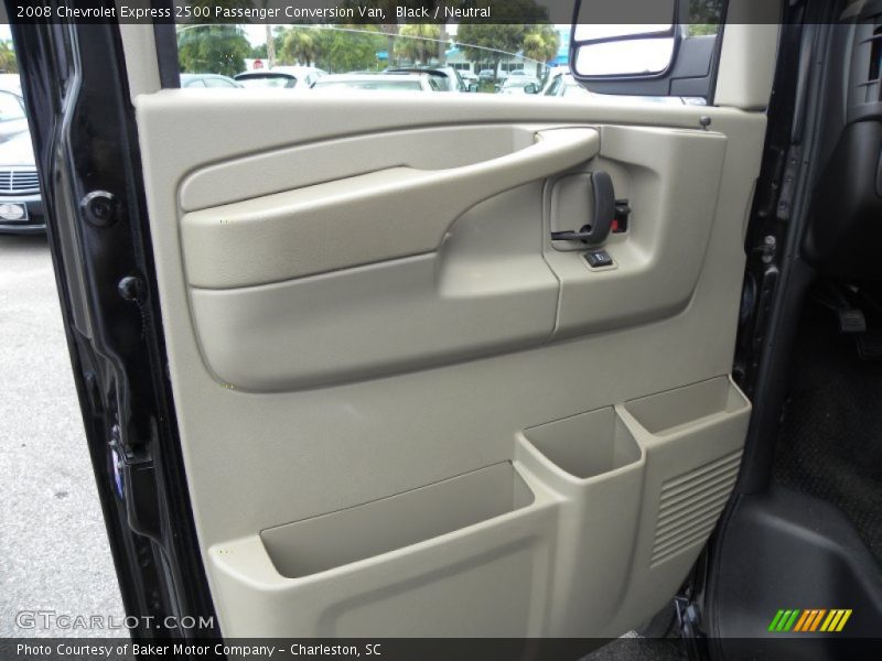 Black / Neutral 2008 Chevrolet Express 2500 Passenger Conversion Van
