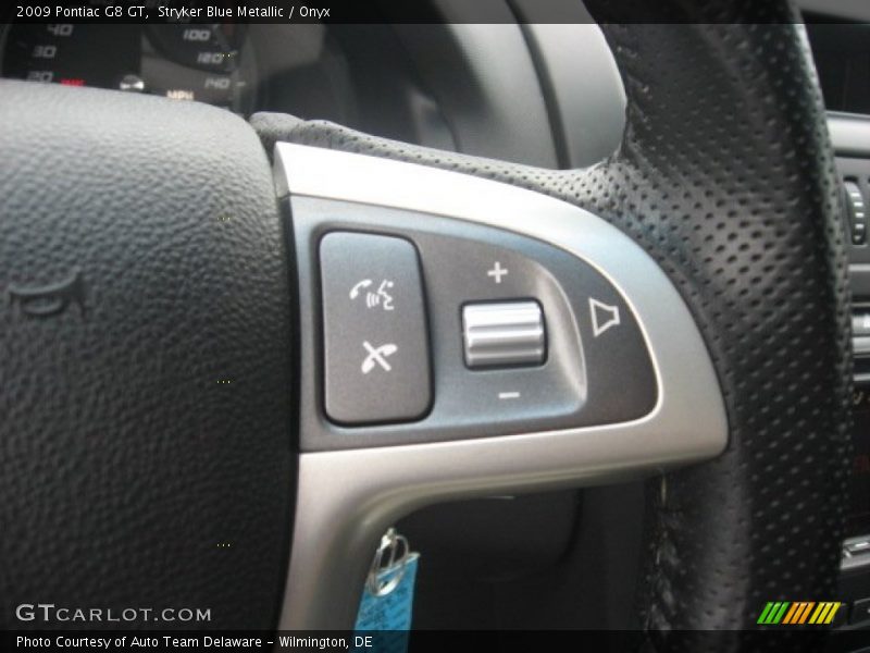 Stryker Blue Metallic / Onyx 2009 Pontiac G8 GT