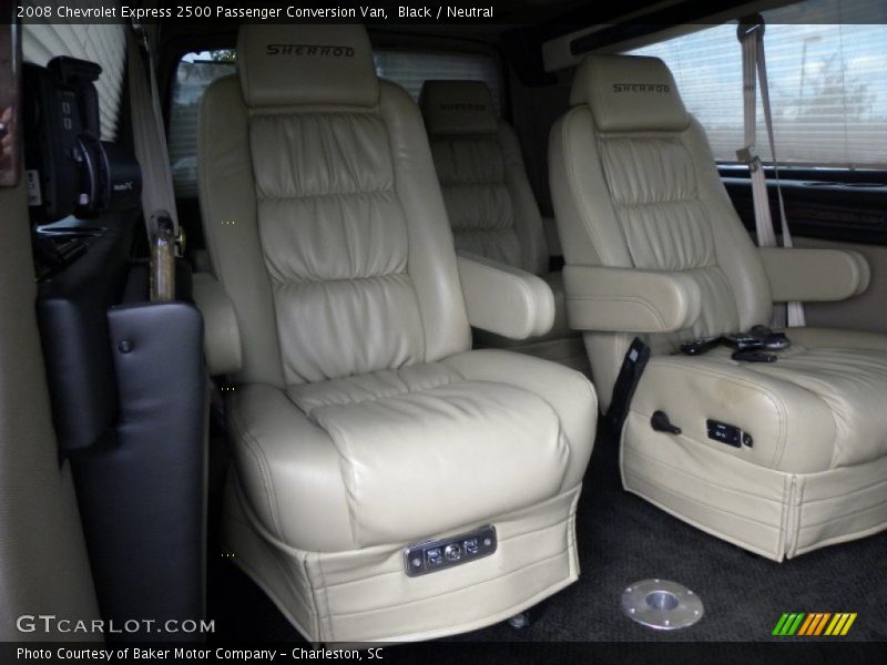 Black / Neutral 2008 Chevrolet Express 2500 Passenger Conversion Van