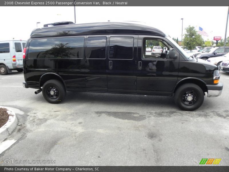 Black / Neutral 2008 Chevrolet Express 2500 Passenger Conversion Van