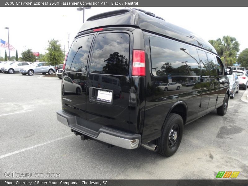 Black / Neutral 2008 Chevrolet Express 2500 Passenger Conversion Van