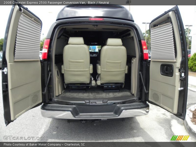 Black / Neutral 2008 Chevrolet Express 2500 Passenger Conversion Van