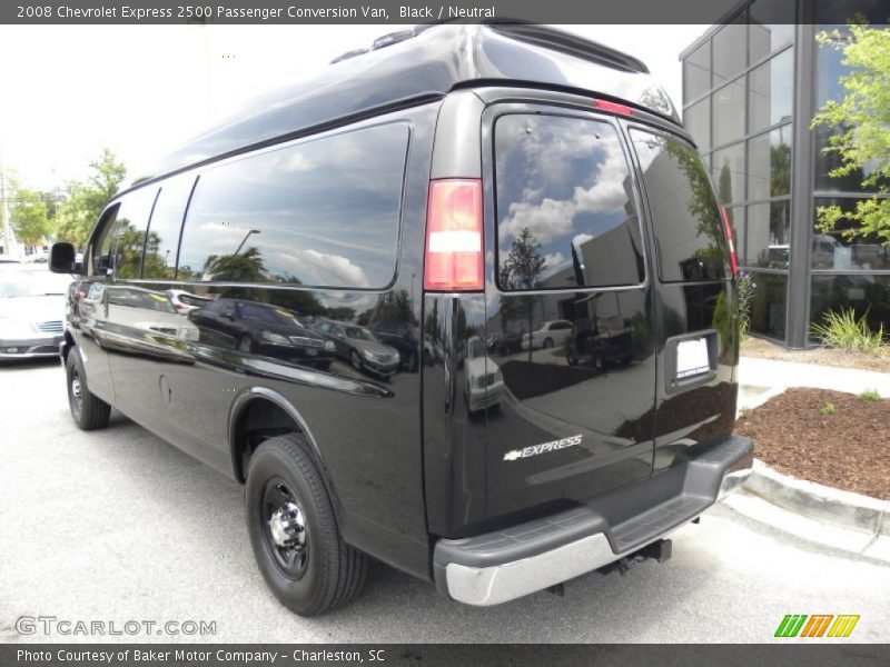  2008 Express 2500 Passenger Conversion Van Black