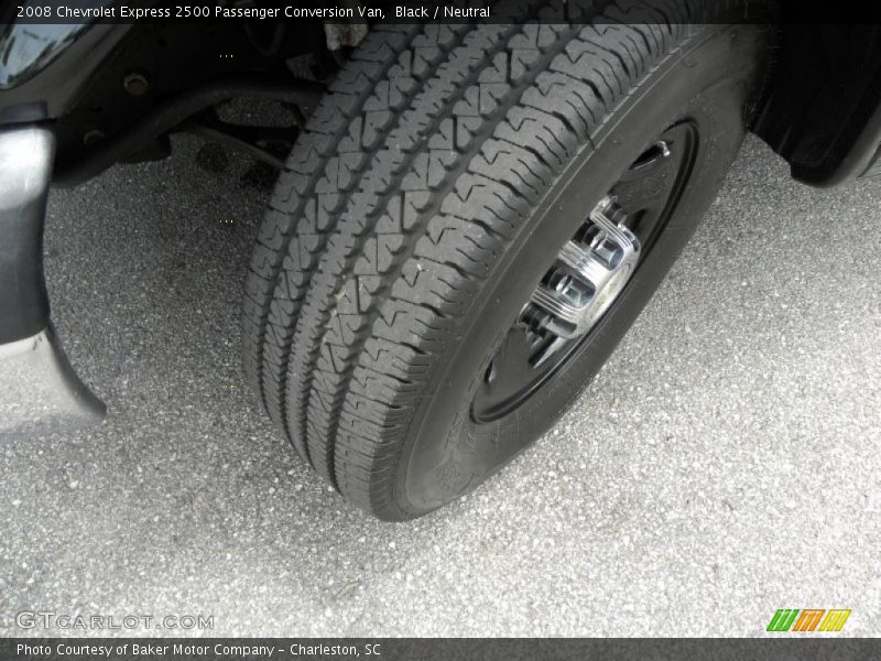 Black / Neutral 2008 Chevrolet Express 2500 Passenger Conversion Van