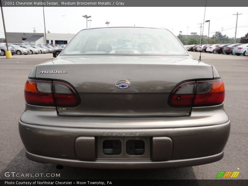 Medium Bronzemist Metallic / Gray 2001 Chevrolet Malibu Sedan