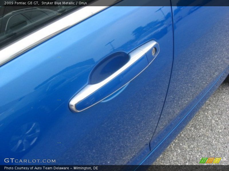 Stryker Blue Metallic / Onyx 2009 Pontiac G8 GT