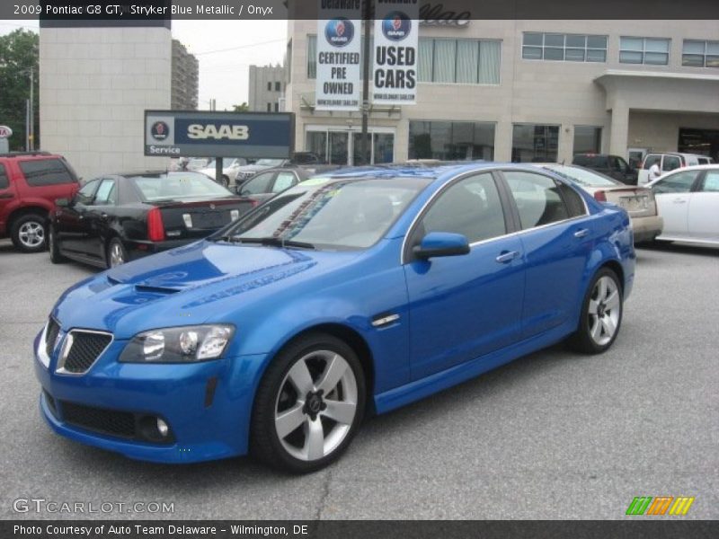 Stryker Blue Metallic / Onyx 2009 Pontiac G8 GT